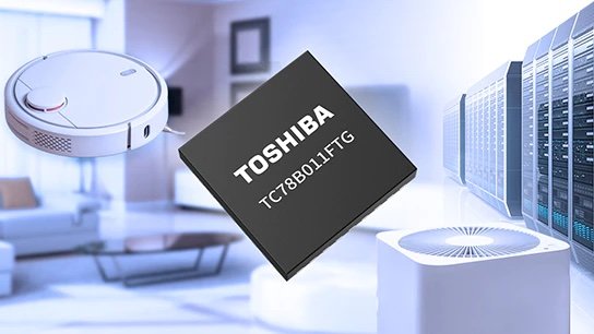 Toshiba Launches Hall Sensorless Sine-wave Drive Three-phase Brushless DC Motor Control Pre-driver IC that Helps to Reduce Vibration and Noise